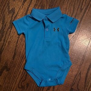 Under Armour Bright Blue Infant Bodysuit